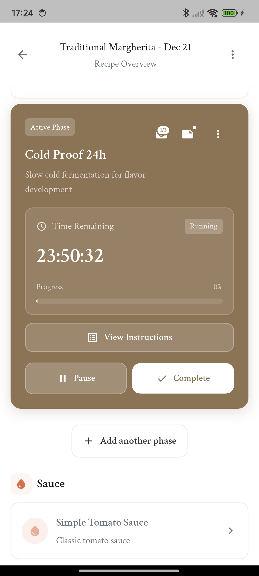 FORNA App - Experiment Detail