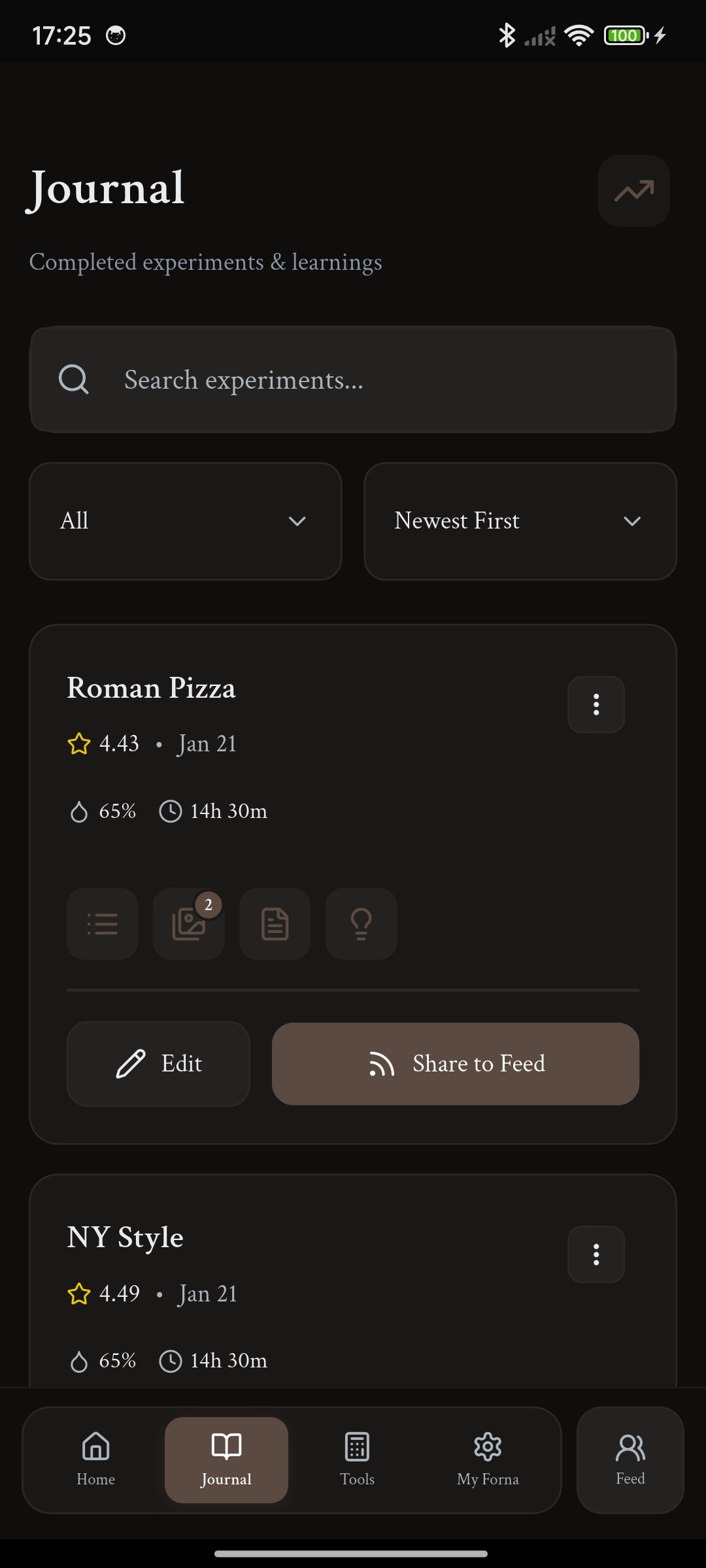 FORNA App - Process Phases